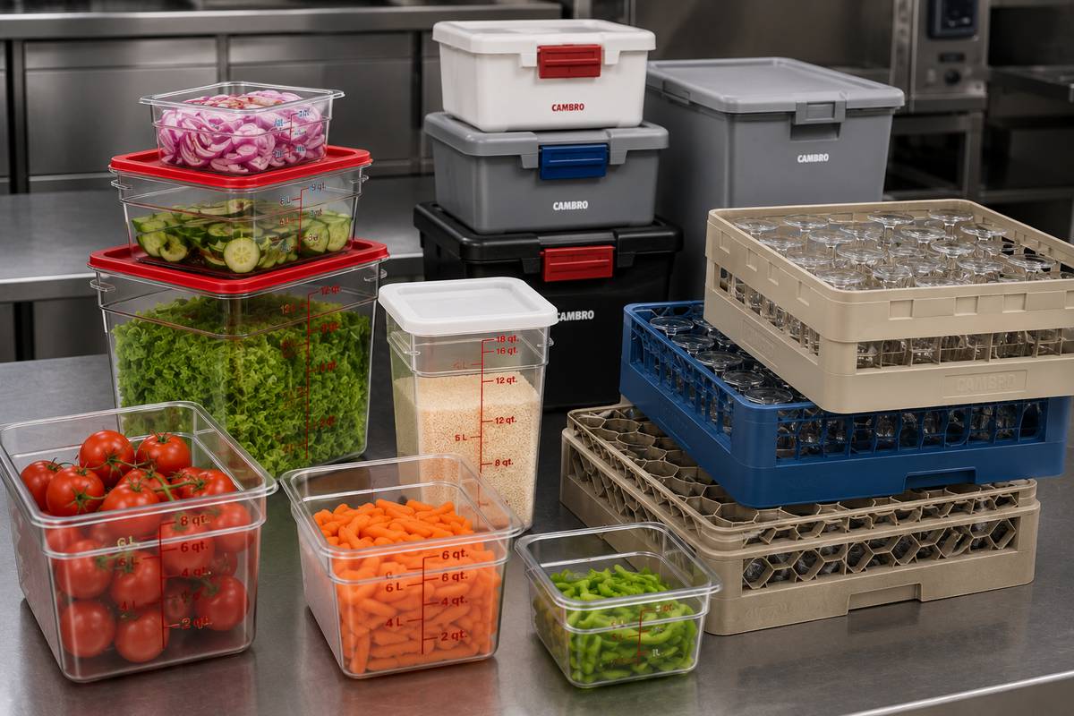 Glass Rack and Food Containers