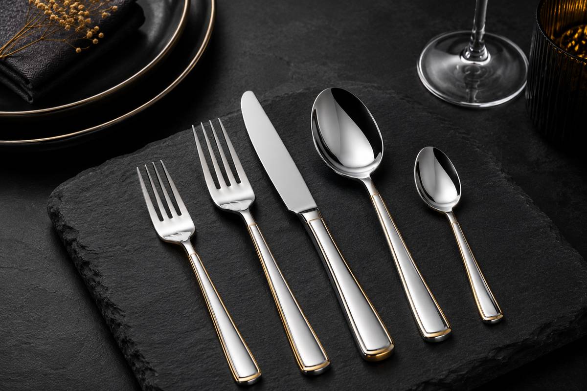 Gold and Silver Flatware